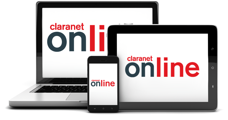 Claranet Online can be used on mulitple devices